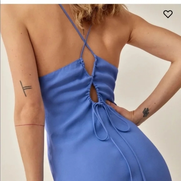 💘 Reformation Dover Dress in Dusk *NEW* - Picture 3 of 10